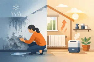 Muri freddi e umidi in casa: cause e rimedi