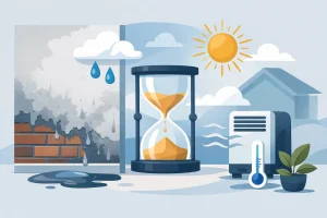 Quanto tempo asciuga un muro umido?