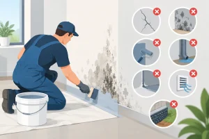 7 errori nei lavori antiumidità da evitare