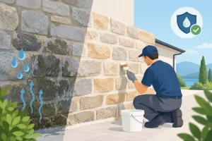 Risanamento muro in pietra contro l'umidità